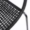 Armen Living Snack Indoor Outdoor Stackable Steel Dining Chair with Black Rope, PK2 LCSNSIBL - alternate 7